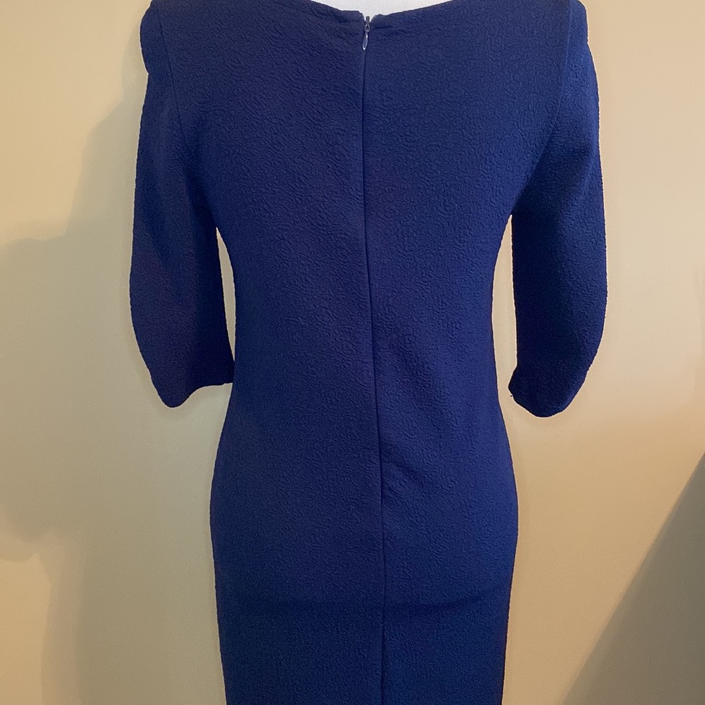 🎉HP🎉 Fitted Navy Dress - Picture 5 of 5